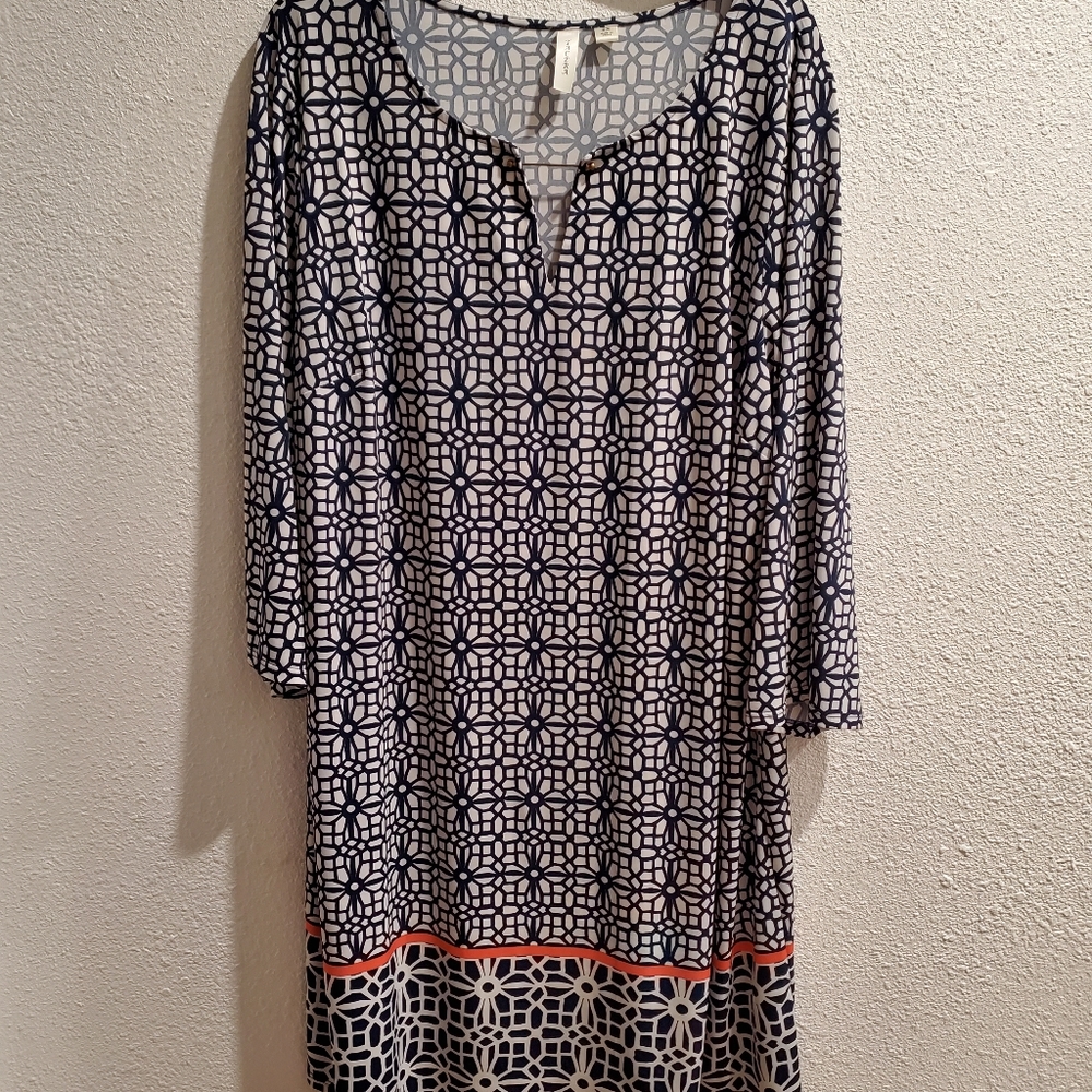 Navy Blue 2X Dress